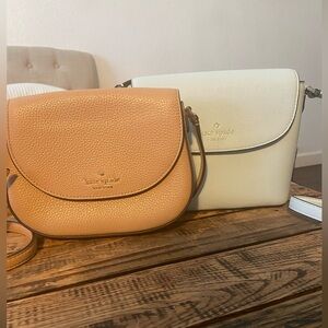Kate spade crossbody leather purses.Both purses $35